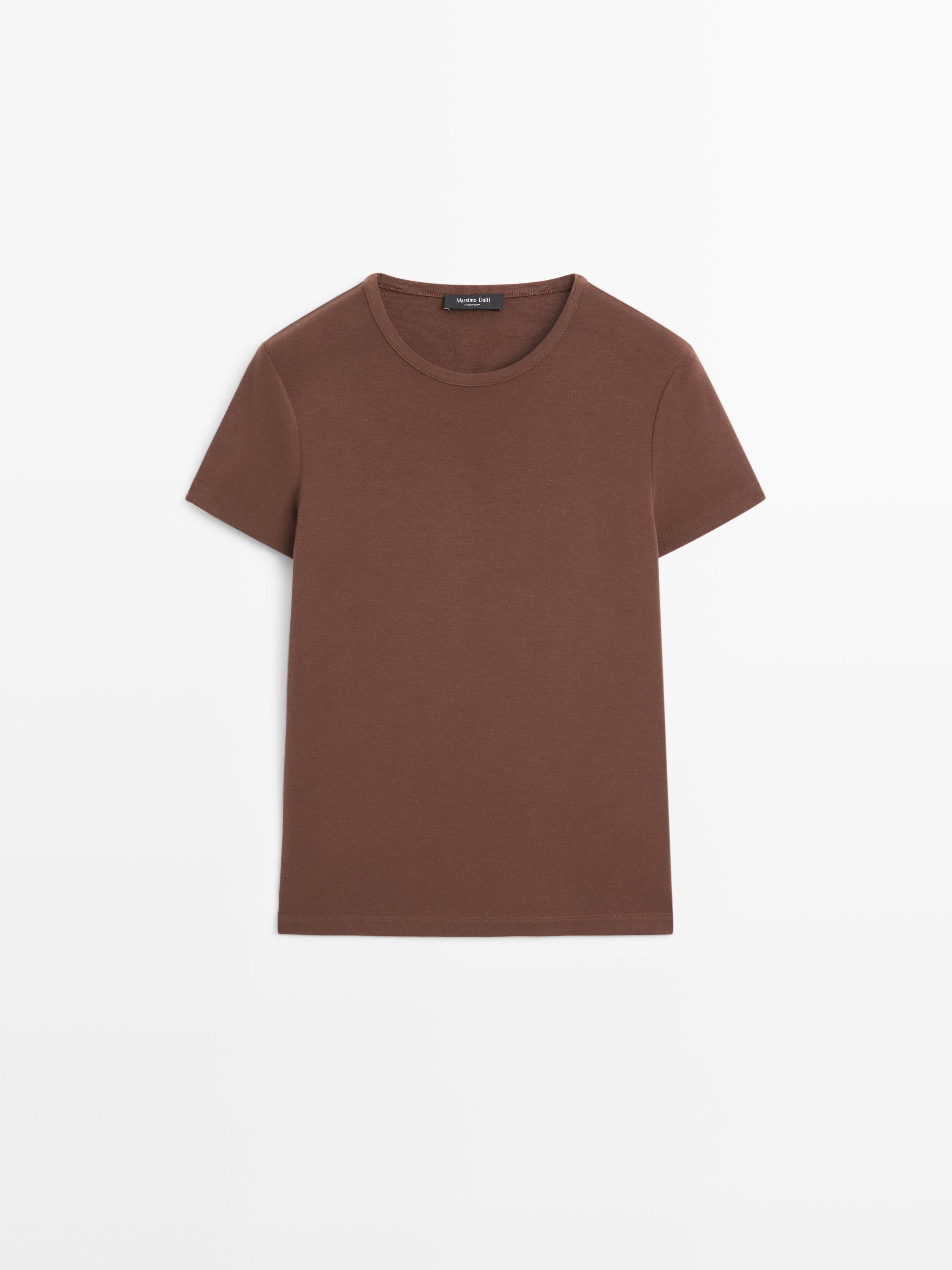 T-shirt à manches courtes en fibre de cellulose